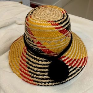 Handmade Wayuu Hat with Pompom
